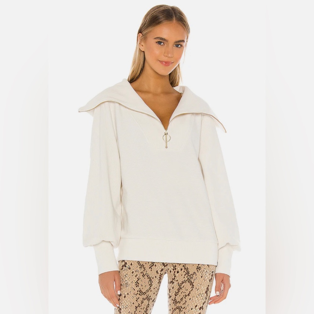 Varley Vine Pullover Ivory NWT L